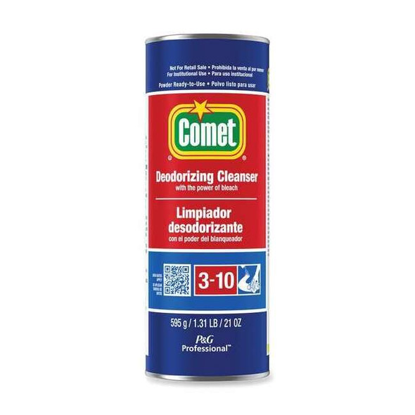 Comet Bathroom Cleaner, Canister, 21 oz, Unscented 32987