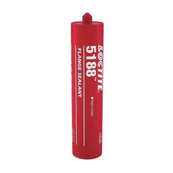 Anaerobic Gasket Sealant, 300 mL, Red, Temp Range -65 to 300 Degrees F