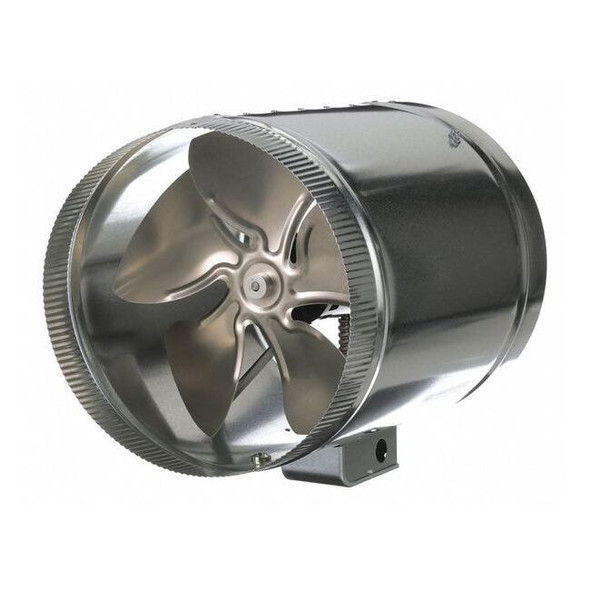 Tjernlund Products Steel 12"D,15.6"H,12"W Inline Duct Fan EF-12