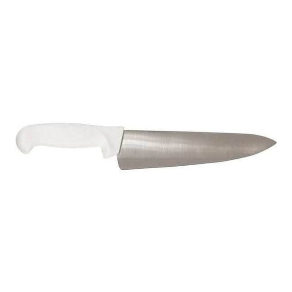Crestware Chef Knife,12 in Blade,White Handle KN32