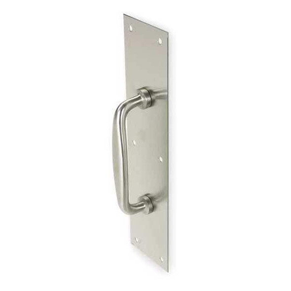 Rockwood Pull Plate,Oval Grip,Dull Alum,3 1/2 x15 132 X 70B.28
