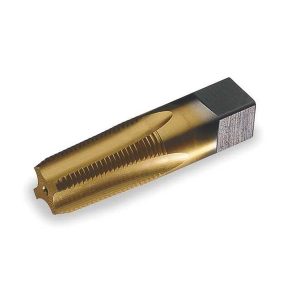 Widia Pipe Tap, 1/4"-18, Taper, 4 Flutes, NPT 19728