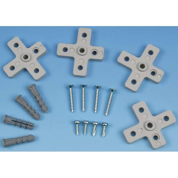 Box Enclosures Wall Mount Kit, NOVAL Accessory, polycarbonate BEN-WMP