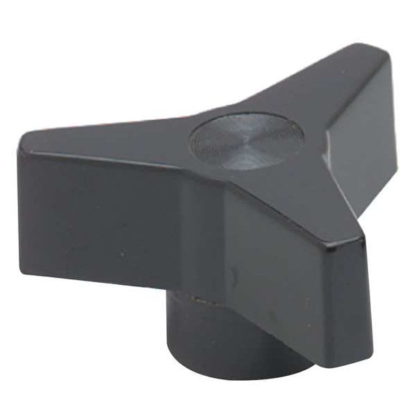 Davies Three Prong Clamp Knob, 3/8-16 Thread Size, 0.50"L, HR Phenolic 3040GJ