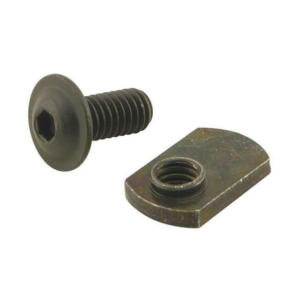 80/20 BoltAssembly,Steel,BlackZinc-Plated,PK15 3320-15