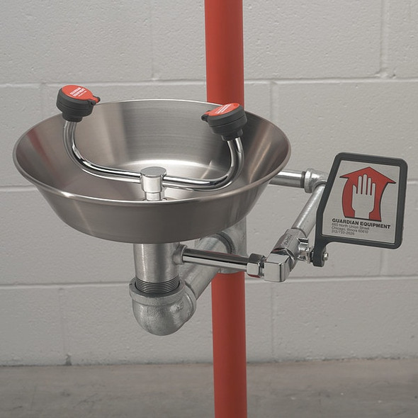 Guardian Equipment Drench Shower With Eyewash,16 In. W G1902