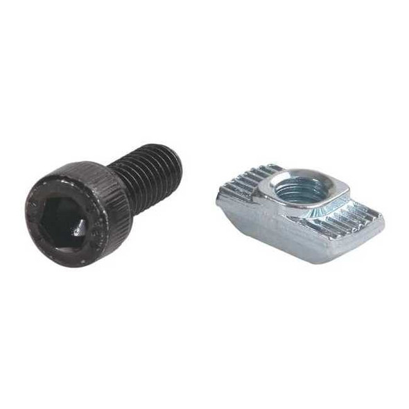 80/20 Bolt Assembly, Steel, Zinc-Plated, PK6 75-3593-6