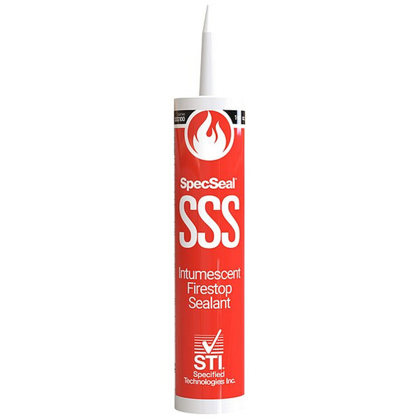 Sti Fire Barrier Sealant,10.1 oz.,Red SSS100
