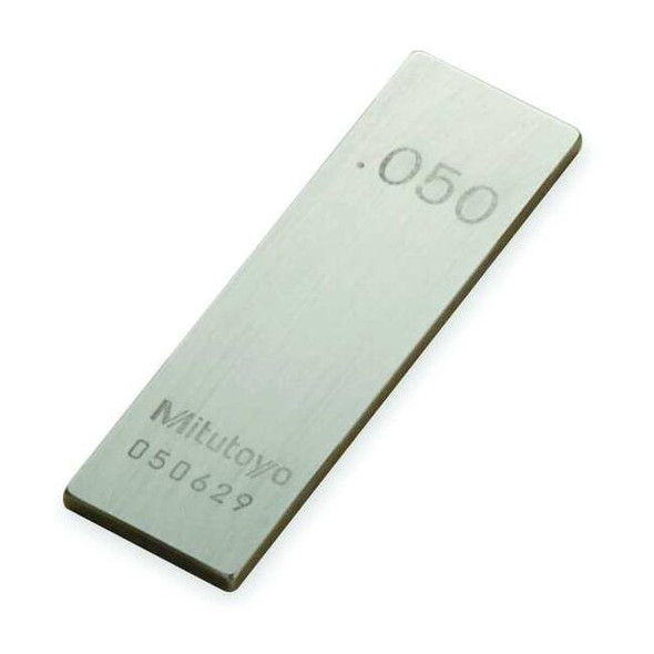 Mitutoyo Gage Block,Rectangular,0.05 In,ASME 0 611105-531