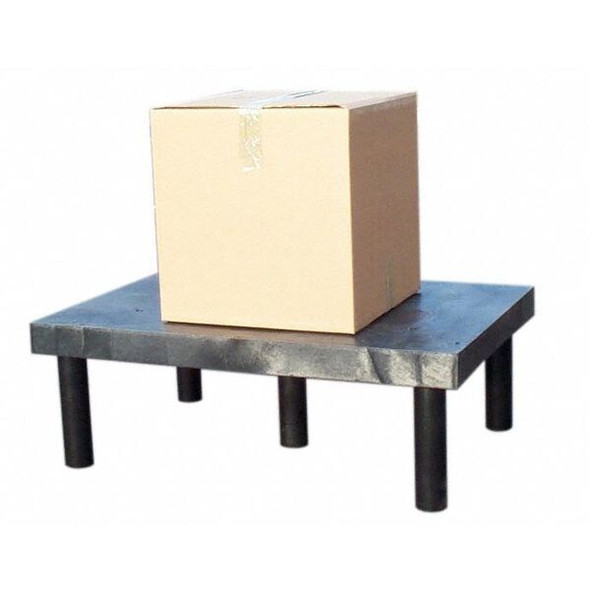 Structural Plastics Dunnage Rack,750 lb.,HDPE,36 W x 24 D DT3624