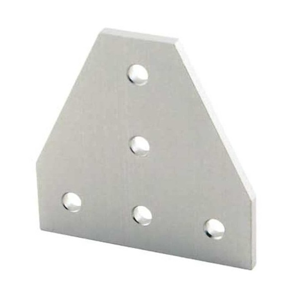 80/20 TeeFlatPlate,Aluminum,Silver,135mm,135mm 45-4340