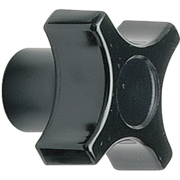 Davies Four Prong Knob, Clamp Knob, 5/16-18 Size, 1"L, HR Phenolic 2820-A