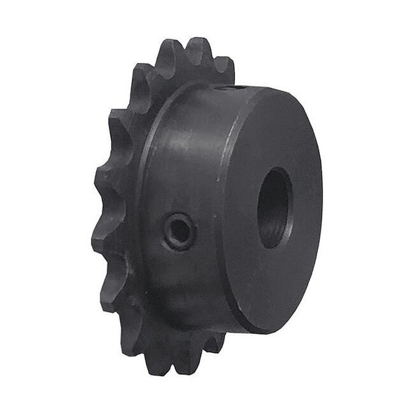 Single Strand Sprocket, Fixed, 41 Chain Size, 1/2 Bore Dia., 9 # of Teeth