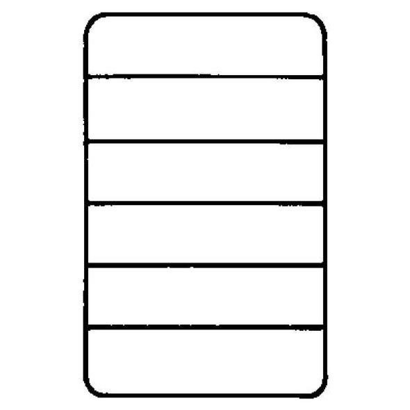 Flambeau Compartment Box with 12 compartments, Plastic, 2 13/16 in H x 8-1/2 in W 6676KC