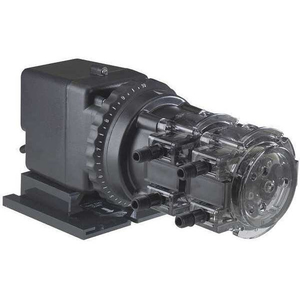 Stenner Peristaltic Dual Head Adj Rate 170JL5 170GPD 25Psi 1/4"W 170JL5A1STG1