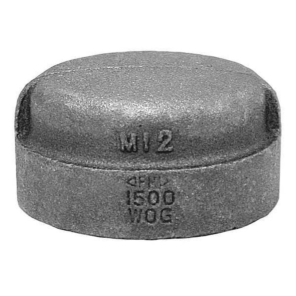 Anvil Round Cap, Malleable Iron, 1 1/2 in 0318900685