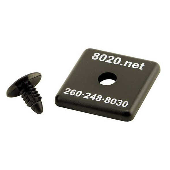 80/20 End Cap,1 1/2 inx3/16 inx1 1/2 in,PK2 2030-2