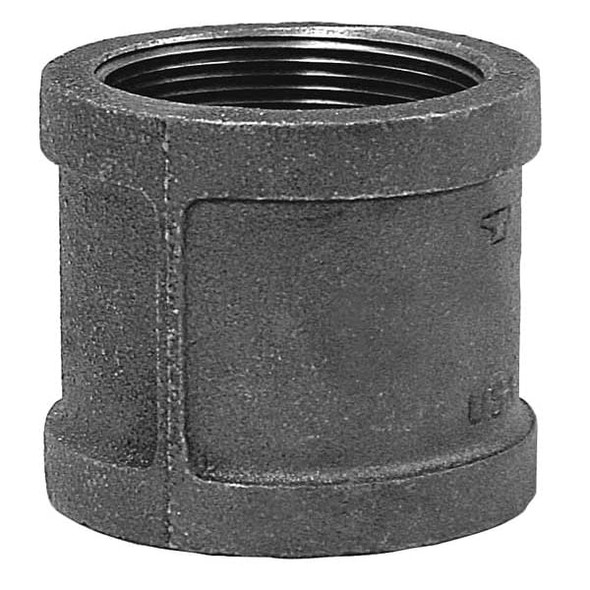 Anvil Coupling Coupling, 3/8" Pipe, FNPT, Malleable Iron, Class 150 0310080007