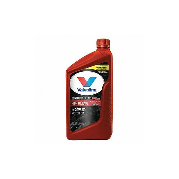 Valvoline Engine Oil, Synthetic Blend, 20W-50, 1 Qt., Maxlife 822381