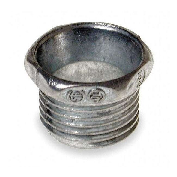 Raco RMC Nipple, 1 in, Threaded, Zinc, Zinc Plated 1664