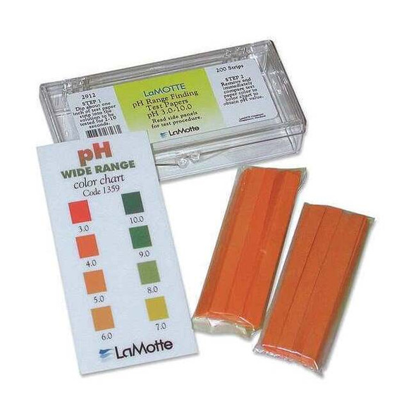Insta-Test Test Strip,pH, Range 3 to 10,PK200 2912