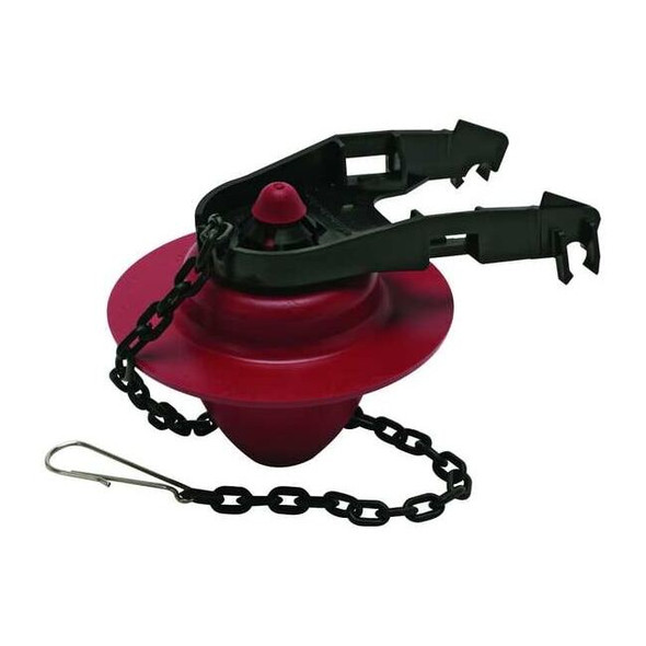 Fluidmaster Toilet Flapper, Rubber, Red/Black, 2-1/4" 501P21G