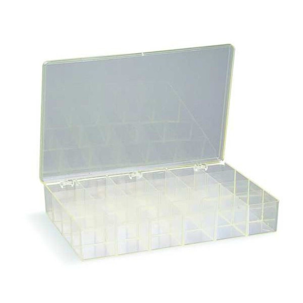 Compartment Box with 24 compartments, Plastic, 2 13-16 in H x 8-1-2 in W  6680KC
