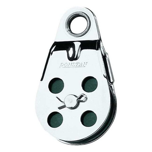 Wire Block, Wire Rope, 1/4 in Max Cable Size, 1,870 lb Max Load, Natural