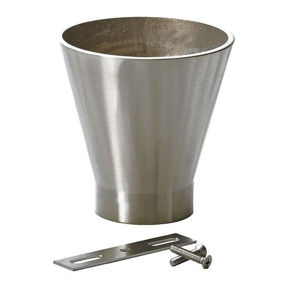 Jay R. Smith Manufacturing Sanitary Drain,4x4-1/2 in.,Nickel Bronze 3580NB