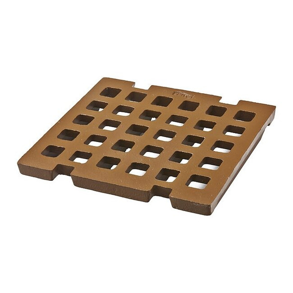 Jay R. Smith Manufacturing Grate,Black,Square,11-7/8inL 2710G