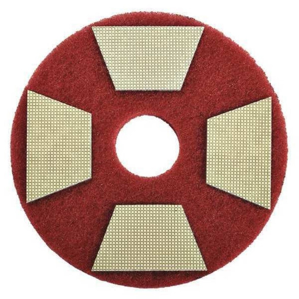 3m Polishing Pad,Blue,Shape Trapezoid,PK4 86020