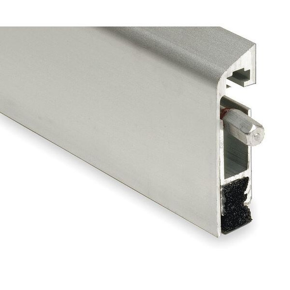 National Guard Automatic Door Bottom,1/4x36In,Aluminum 220NA-3