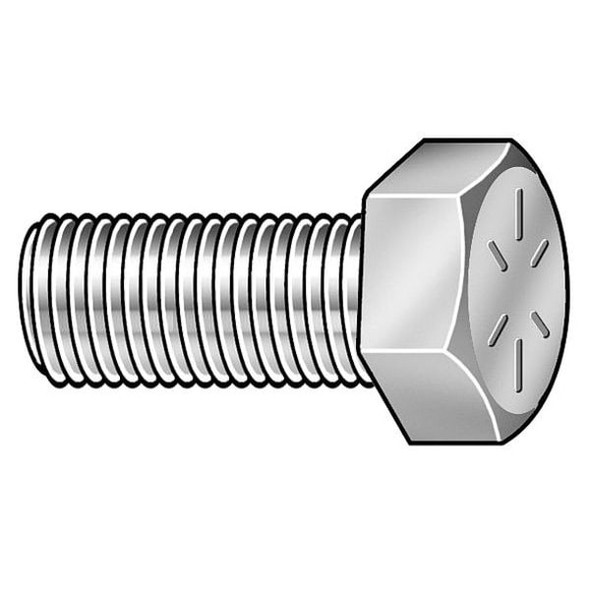 Grade 8, 1/4"-20 Hex Head Cap Screw, Armor Coat Steel, 3/4 in L, 100 PK