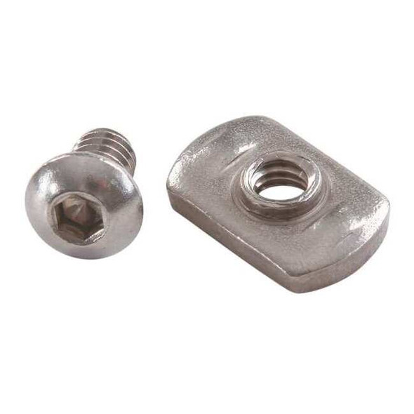 80/20 BoltAssembly,Steel,BlackZinc-Plated,PK15 3386-15