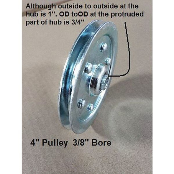 American Garage Door Supply Cable Pulley,4 In.,PK2 SP400