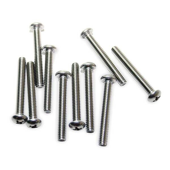 Acorn Controls Phillips Round Head Screws, Silver, PK10 0116-012-001 Acorn Controls Phillips Round Head Screws, Silver, PK10 0116-012-001
