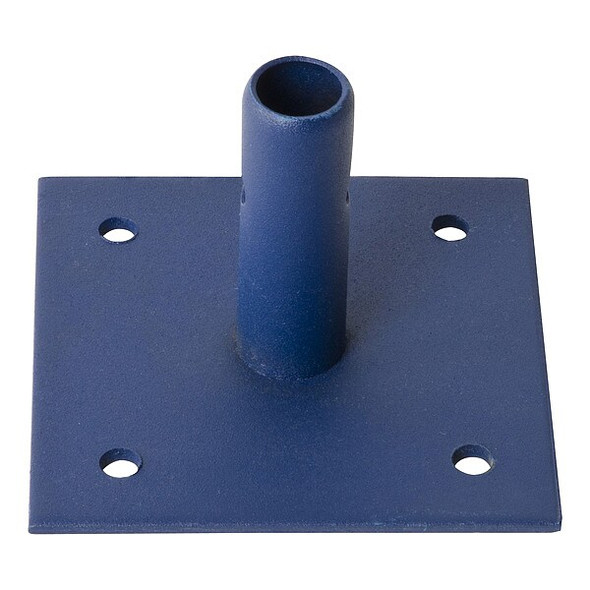 Metaltech Base Plate,6"L,Steel,4-1/2"H M-MBBF Metaltech Base Plate,6"L,Steel,4-1/2"H M-MBBF