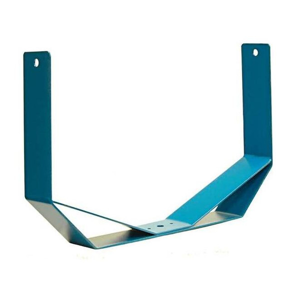 Mounting Bracket For Fan, Yoke Mount, 1 hp, Powder Coated, Steel, Blue