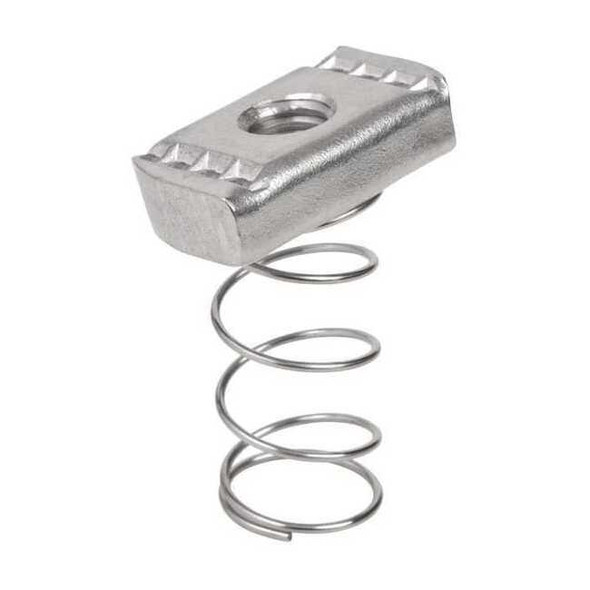 Calbrite Spring Nut,316 SS,Overall W 3/4in S60000CN31