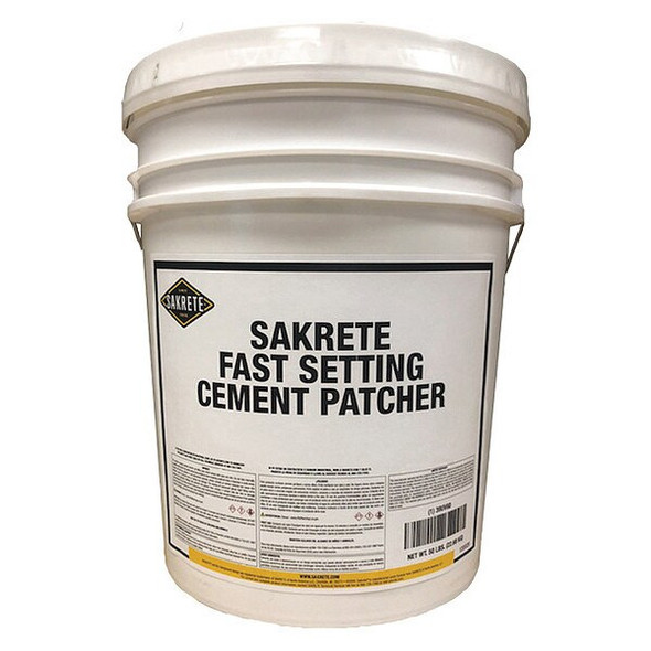 Sakrete Concrete Repair Compound, Pail, Gray, Fast Setting 120029