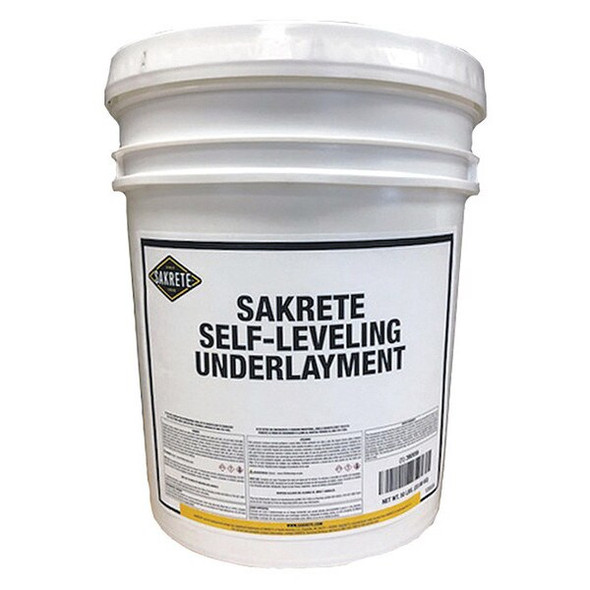 Concrete Leveling Compound, Pail, Gray, Self-Leveling Underlayment