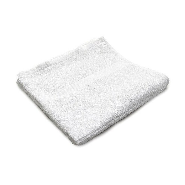 R & R Textile Bath Towel,24x50 In.,White,PK12 62420