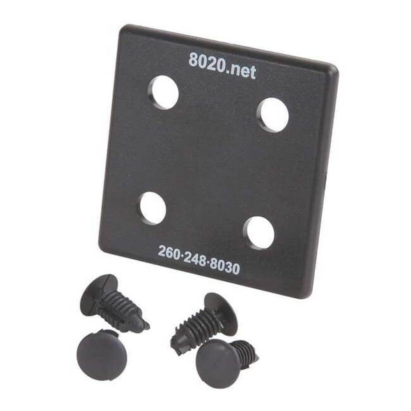 80/20 End Cap,2 inx1/8 inx2 in,PK2 2028-2