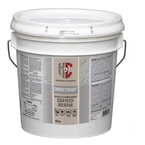 H&c Concrete Patching and Repair Compound, Pail, Clear, H&C 60.100709-99