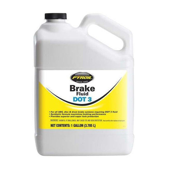 Pyroil 1 gal FMSS 116, SAE J-1703 Brake Fluid - Bottle PYBF-1