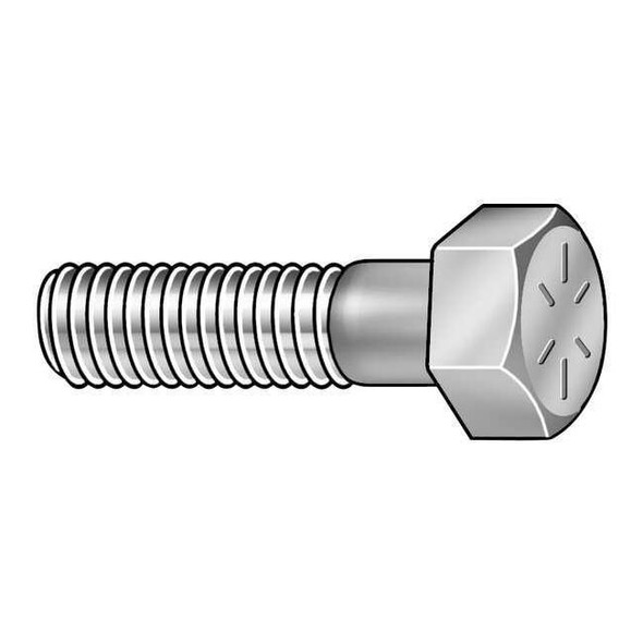 Grade 8, 1/2"-13 Hex Head Cap Screw, Armor Coat Steel, 3-1/2 in L, 10 PK