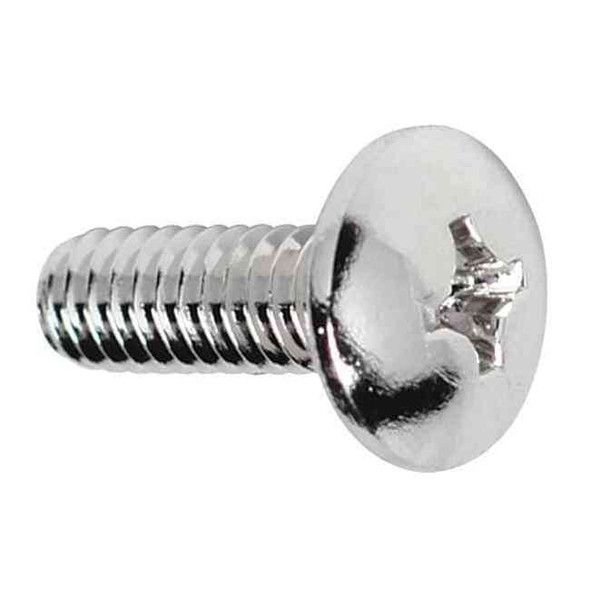 #8-32 x 1/2 in Phillips Truss Machine Screw, NL-19 18-8 Stainless Steel, 100 PK