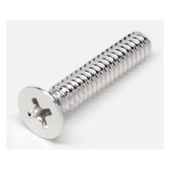 #10-24 x 3/4 in Phillips Flat Machine Screw, NL-19 18-8 Stainless Steel, 100 PK