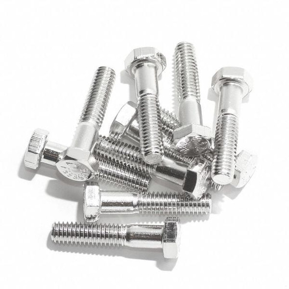 Foreverbolt 316, 3/8"-16 Hex Head Cap Screw, NL-19 Stainless Steel, 3 in L, 10 PK FB3HEXB38163P10