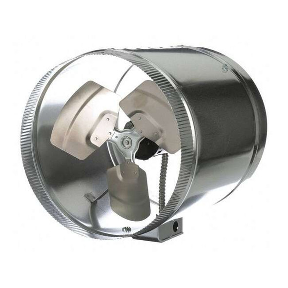 Tjernlund Products Steel 14"D,15.8"H,14"W Inline Duct Fan EF-14